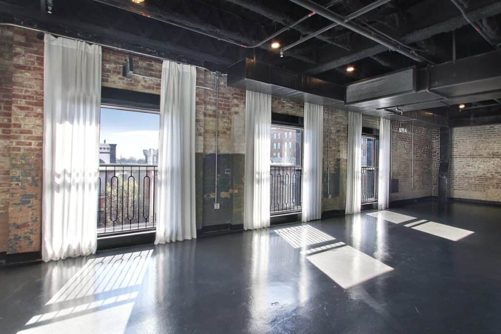 Upstairs private event room - Balcony view