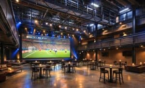 Greensboro Private Event space for sports watch parties: Football, Soccer, Baseball