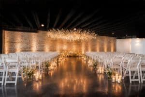 Wedding ceremony at The Pyrle